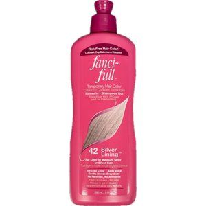 Fancifull Temporary Hair Color Rinse #42 SILVER LINING  9 oz  NEW